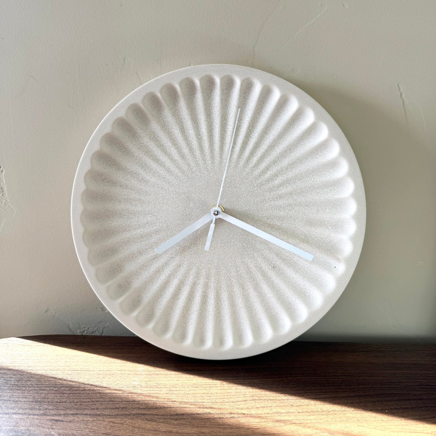 Scallop Trim Wall Clock