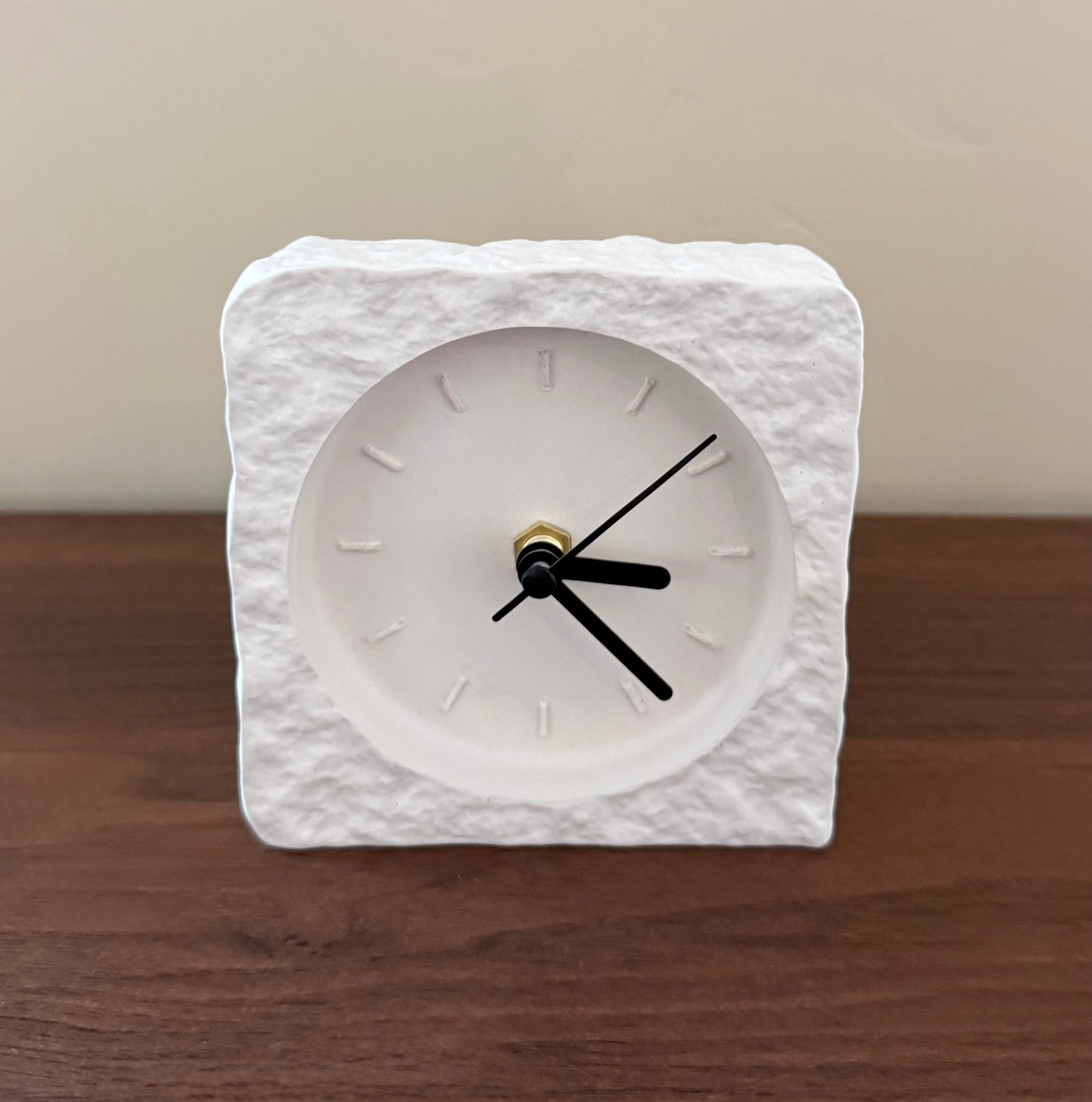Small Textured Standing Clock