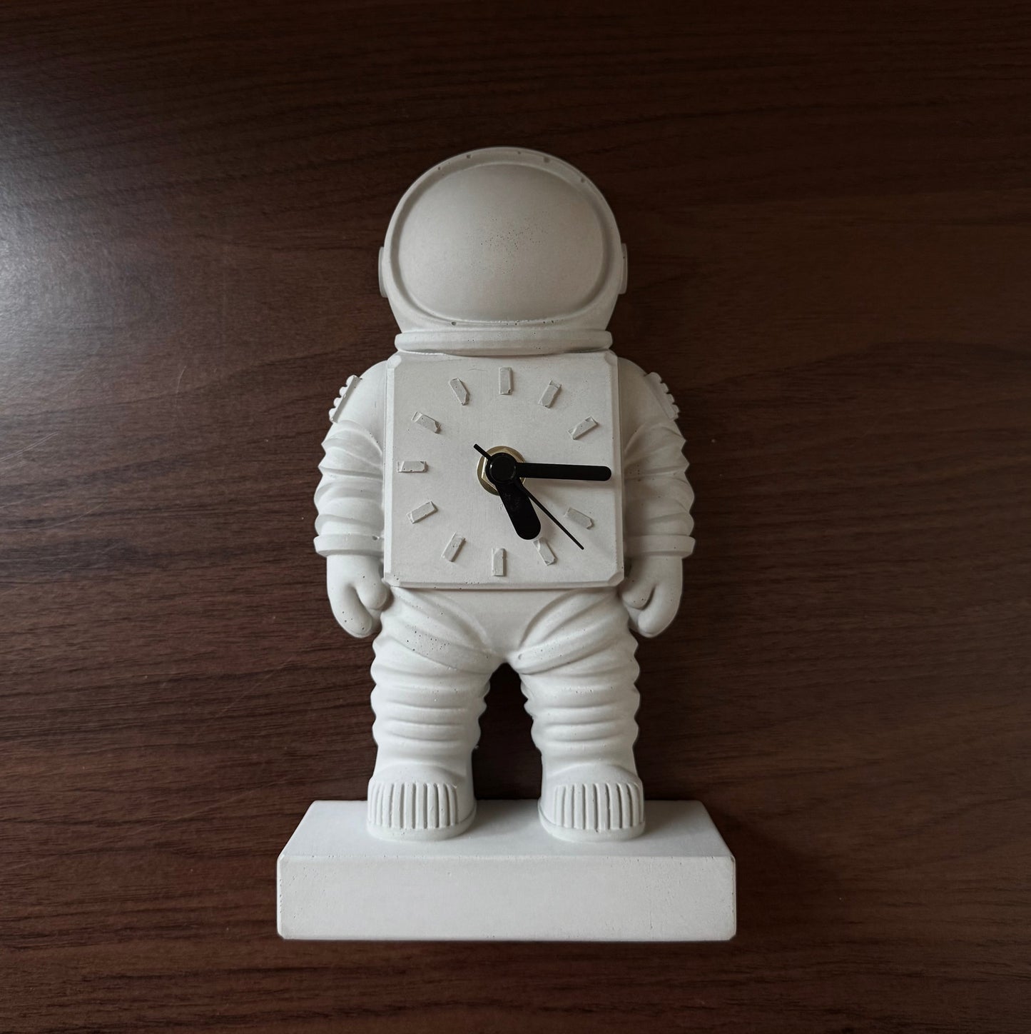 Concrete Astronaut Standing Clock