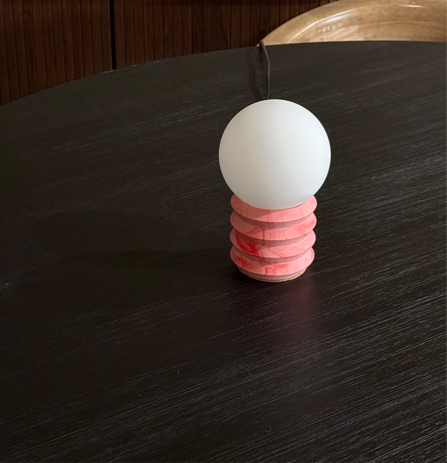 Small Ribbed Lamp