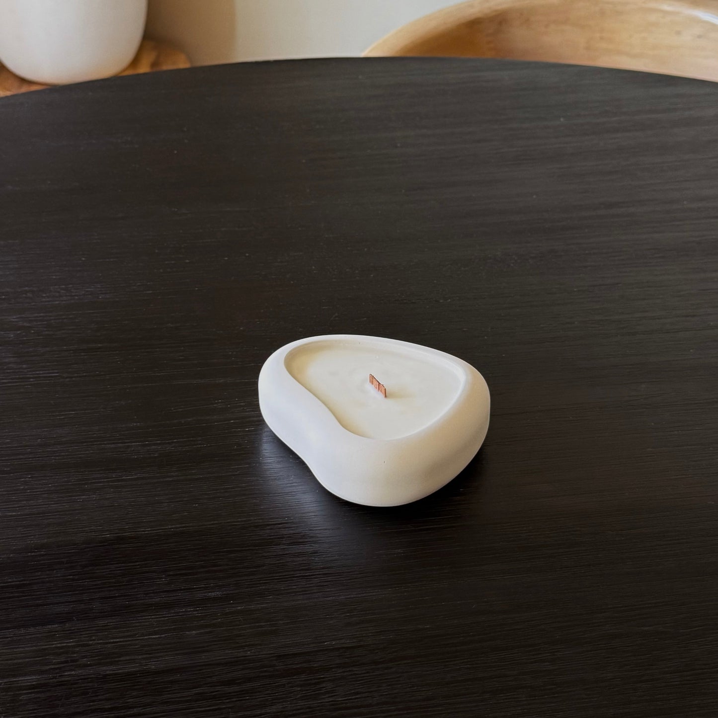 The Bubbli Concrete Candle - Refillable