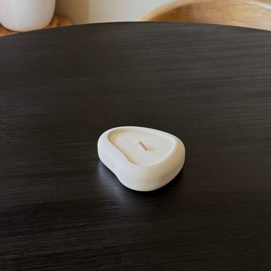 The Bubbli Concrete Candle - Refillable