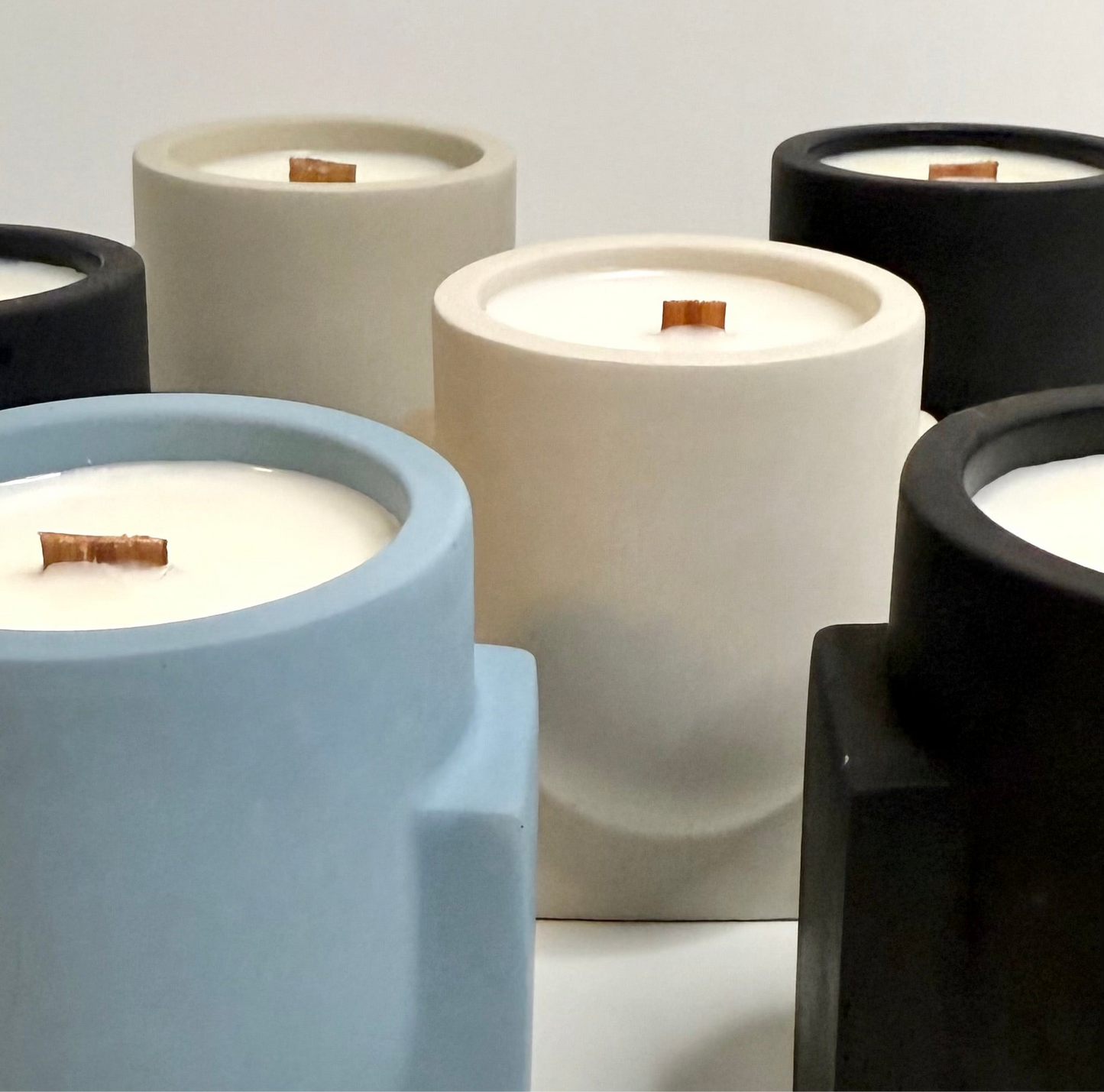 Minimalist Concrete Soy Wax Candle