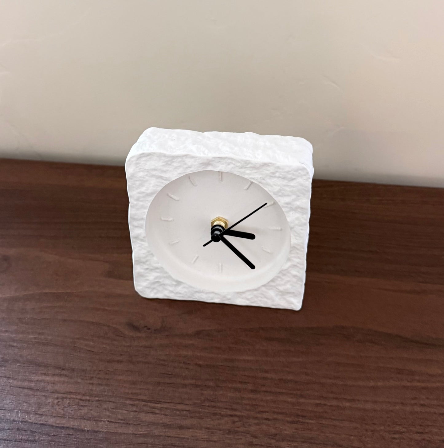Small Textured Standing Clock